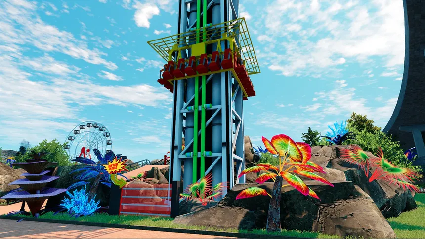 Скриншот 3 к игре Orlando Theme Park VR - Roller Coaster and Rides