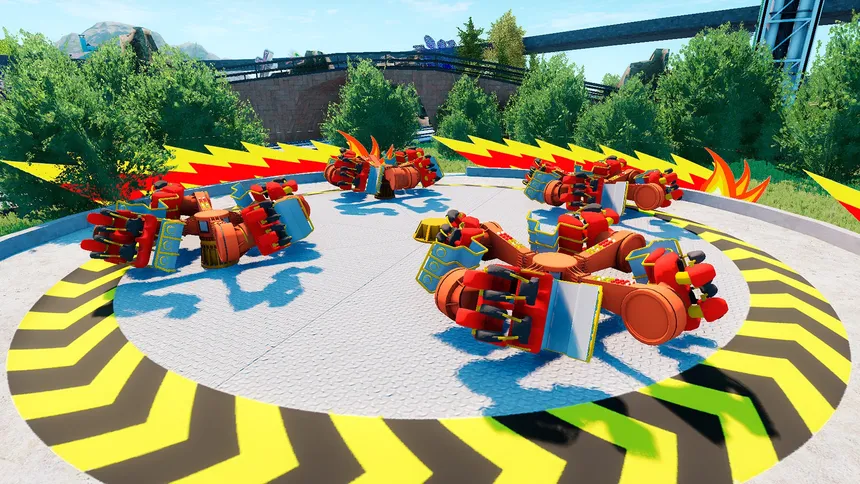 Скриншот 6 к игре Orlando Theme Park VR - Roller Coaster and Rides