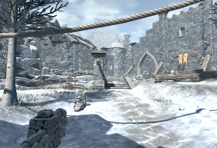 Скриншот 1 к игре VR Time Machine Travelling in history: Medieval Castle, Fort, and Village Life in 1071-1453 Europe
