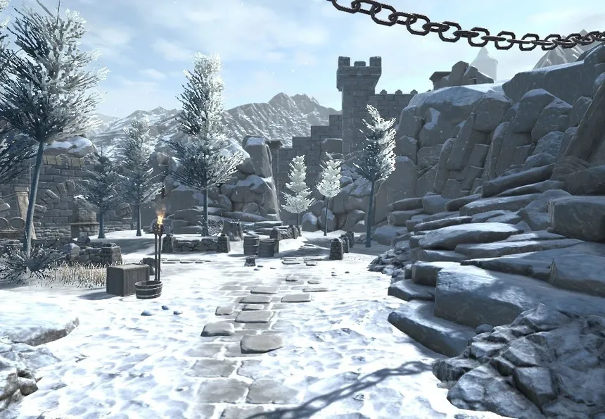 Скриншот 2 к игре VR Time Machine Travelling in history: Medieval Castle, Fort, and Village Life in 1071-1453 Europe