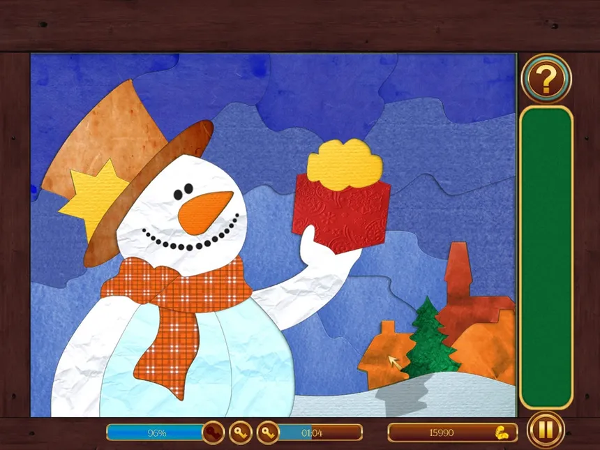 Скриншот 1 к игре Christmas Patchwork Frozen