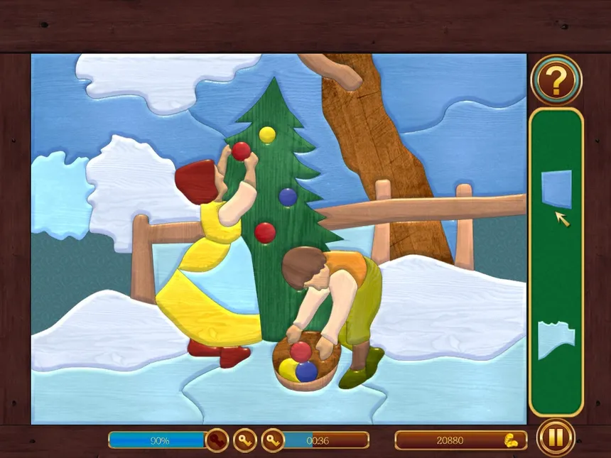 Скриншот 2 к игре Christmas Patchwork Frozen