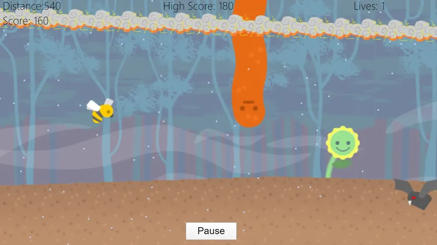 Скриншот 2 к игре Flappy Bee