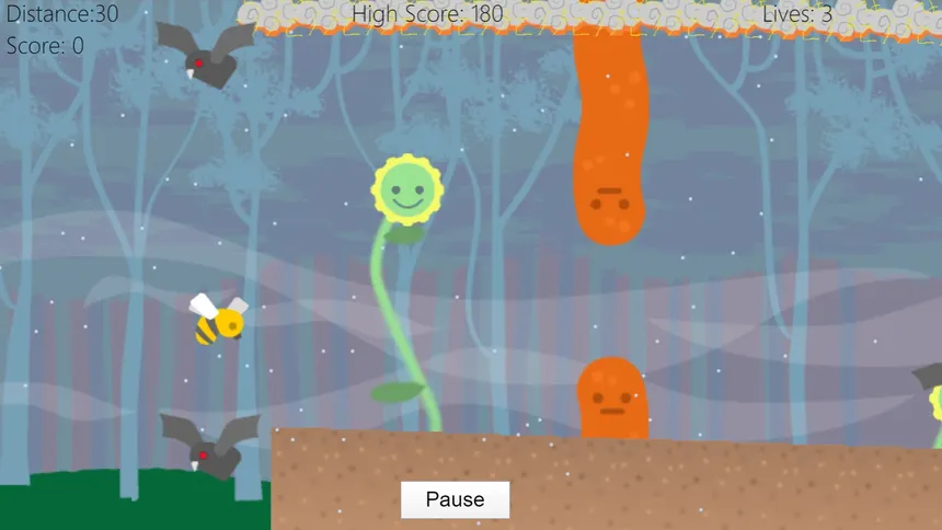 Скриншот 3 к игре Flappy Bee
