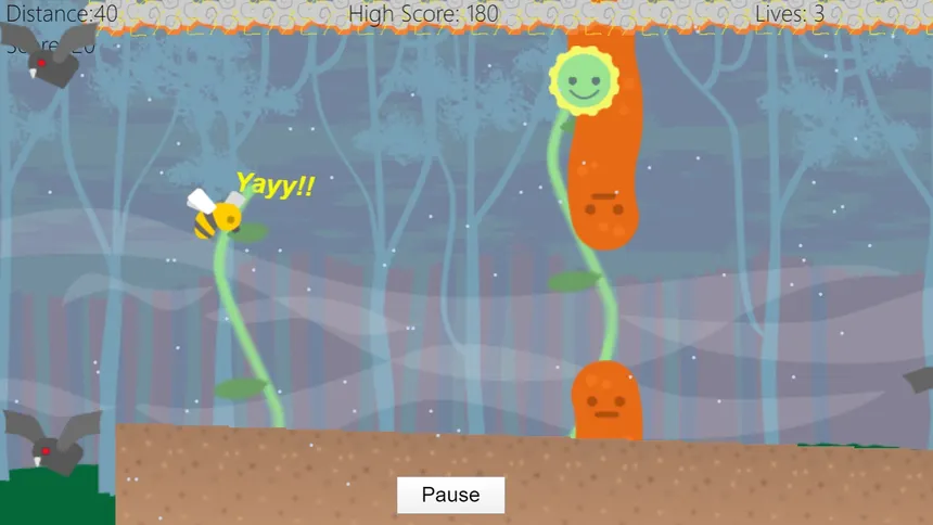 Скриншот 4 к игре Flappy Bee