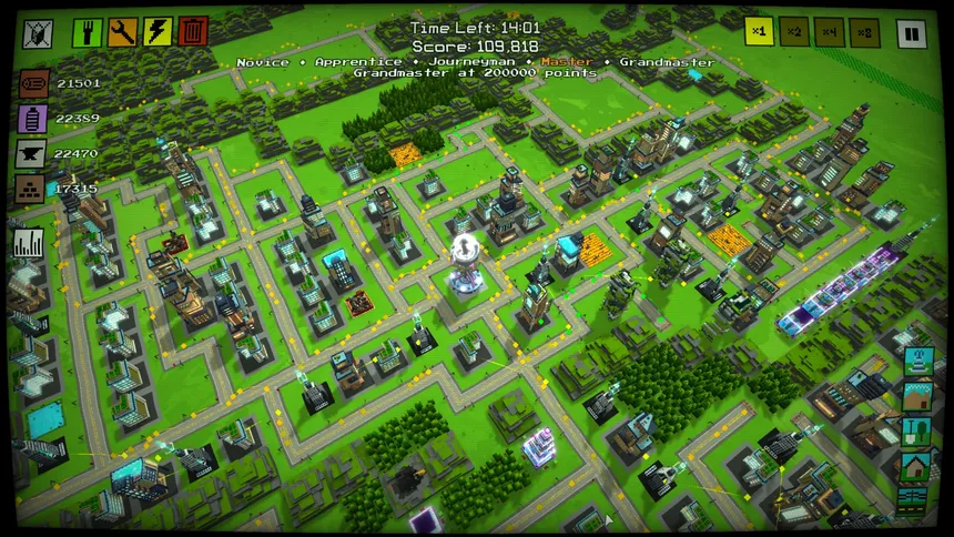Скриншот 1 к игре 20 Minute Metropolis - The Action City Builder