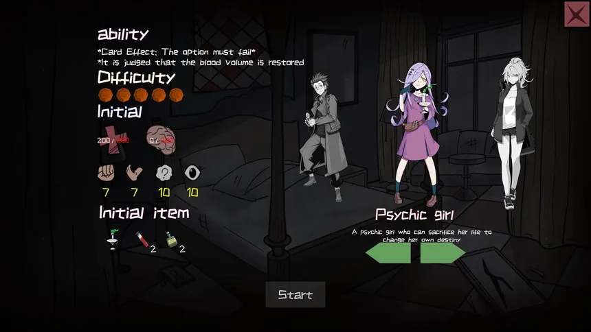 Скриншот 2 к игре 《Curse of disaster spirit : Anecdotes of mansion》