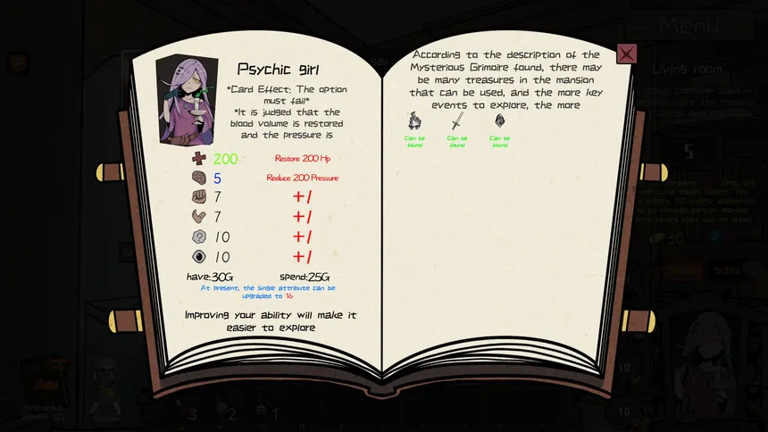 Скриншот 3 к игре 《Curse of disaster spirit : Anecdotes of mansion》