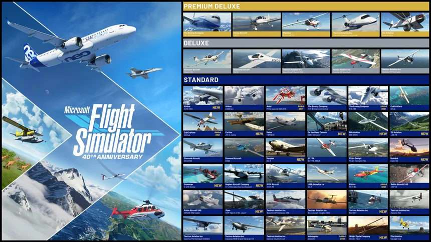 Скриншот 1 к игре Microsoft Flight Simulator (2020) 40th Anniversary Edition