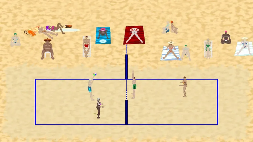 Скриншот 2 к игре Beach Volleyball Competition