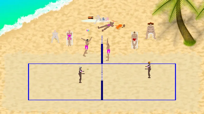 Скриншот 3 к игре Beach Volleyball Competition