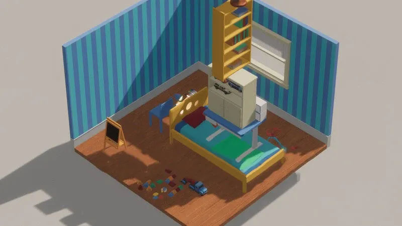 Скриншот 4 к игре Messy Room Simulator