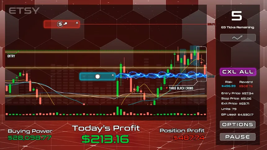 Скриншот 4 к игре HYPERBOLIC Arcade Trading