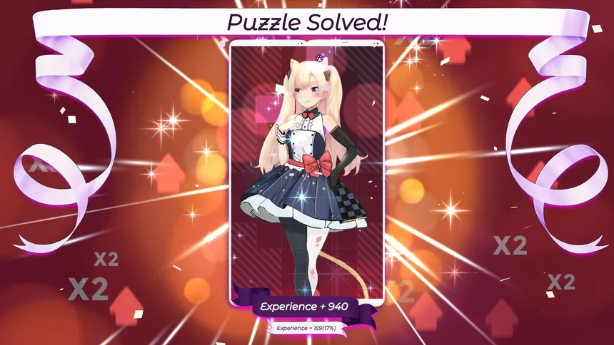 Скриншот 2 к игре Mosaique Neko Waifus 3