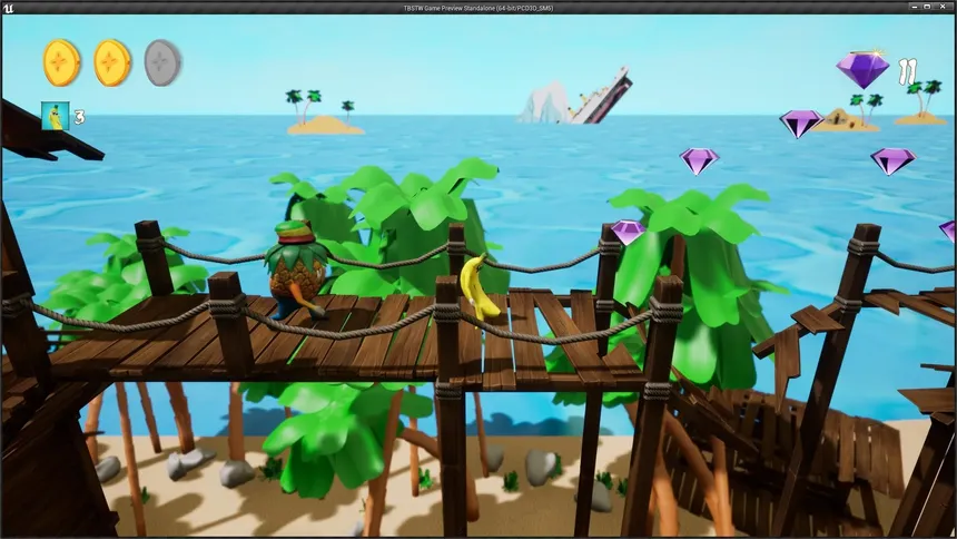 Скриншот 1 к игре The Banana Saved The World