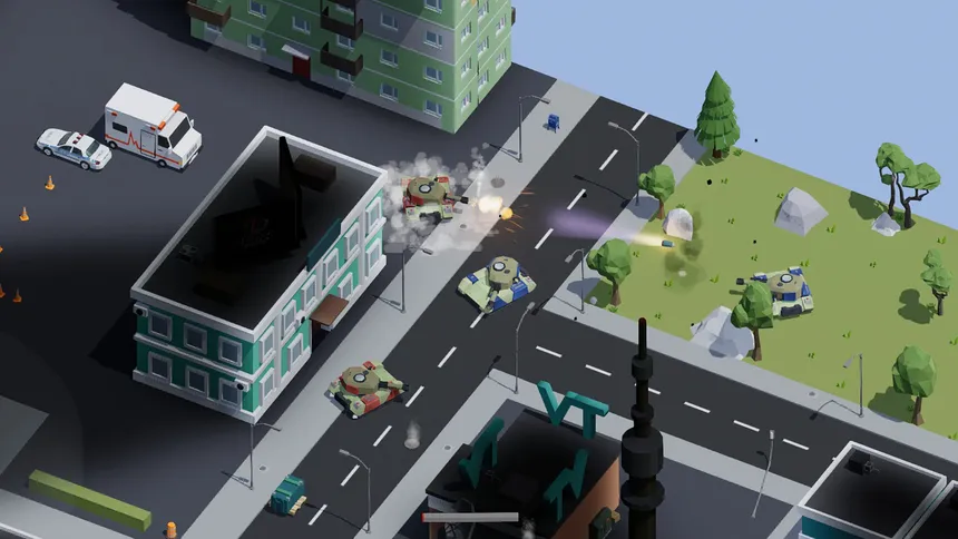 Скриншот 2 к игре Tank Rampage