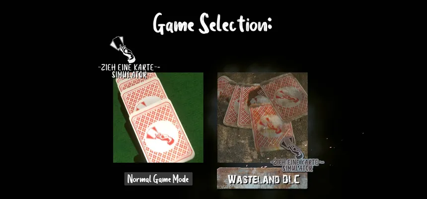 Скриншот 1 к игре "Zieh eine Karte"-Simulator