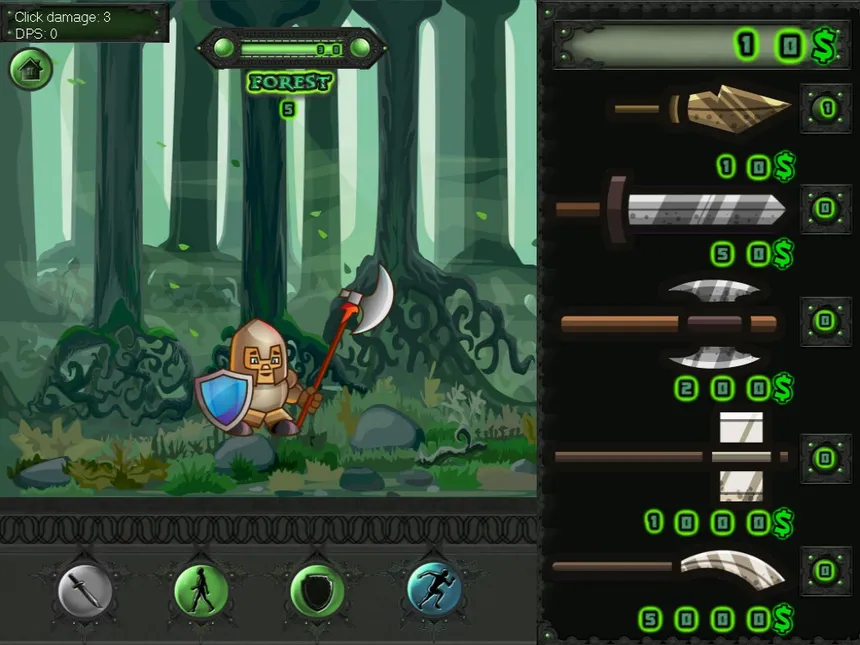 Скриншот 1 к игре Viking Idle