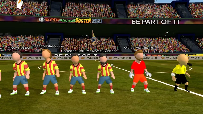 Скриншот 4 к игре Super Arcade Soccer 2021