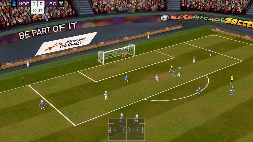 Скриншот 5 к игре Super Arcade Soccer 2021