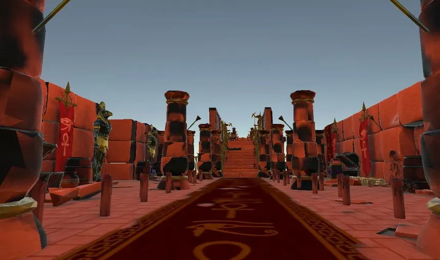 Скриншот 1 к игре VR Time Machine Travelling in history: Visit ancient Egypt, Babylon and Greece in B.C. 400