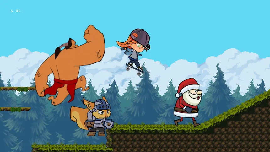 Скриншот 1 к игре Wacky Cartoon Racers