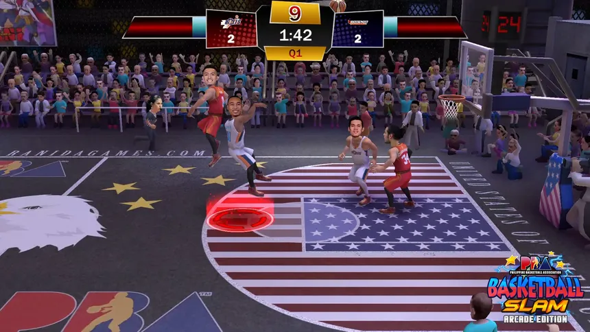 Скриншот 1 к игре PBA Basketball Slam: Arcade Edition