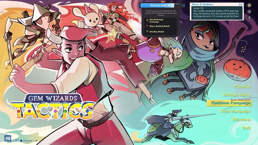 Скриншот 1 к игре Gem Wizards Tactics