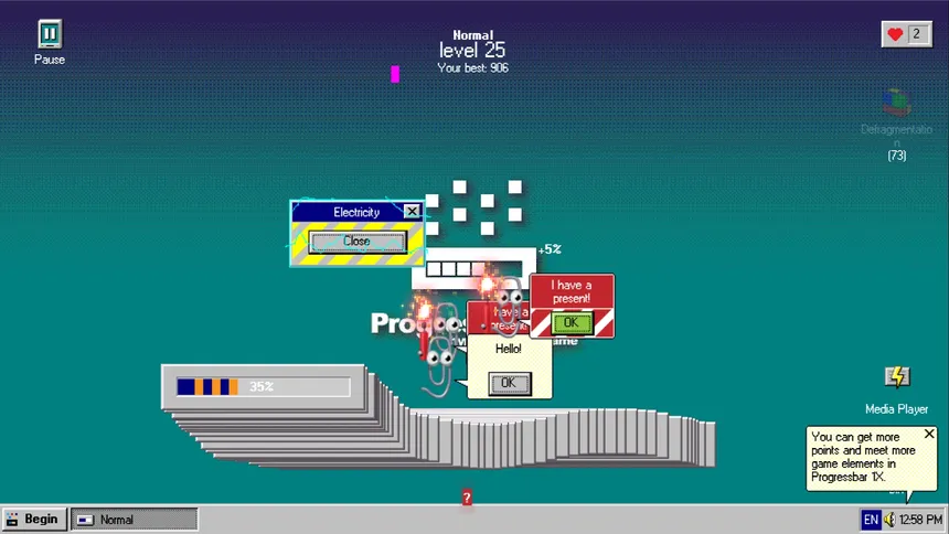 Скриншот 2 к игре Progressbar95