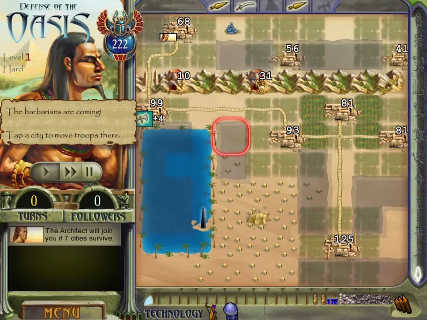Скриншот 1 к игре Defense of the Oasis