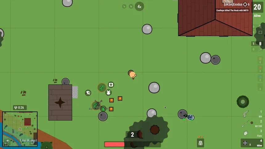 Скриншот 1 к игре Surviv.io - 2D Battle Royale