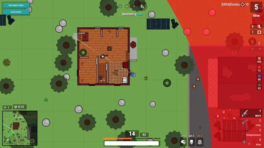 Скриншот 4 к игре Surviv.io - 2D Battle Royale