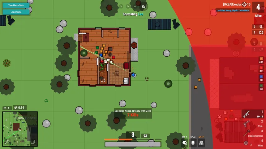 Скриншот 5 к игре Surviv.io - 2D Battle Royale
