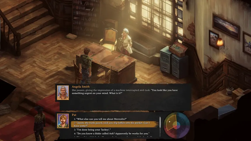 Скриншот 1 к игре Broken Roads: Narrative-Driven Post-Apoc cRPG