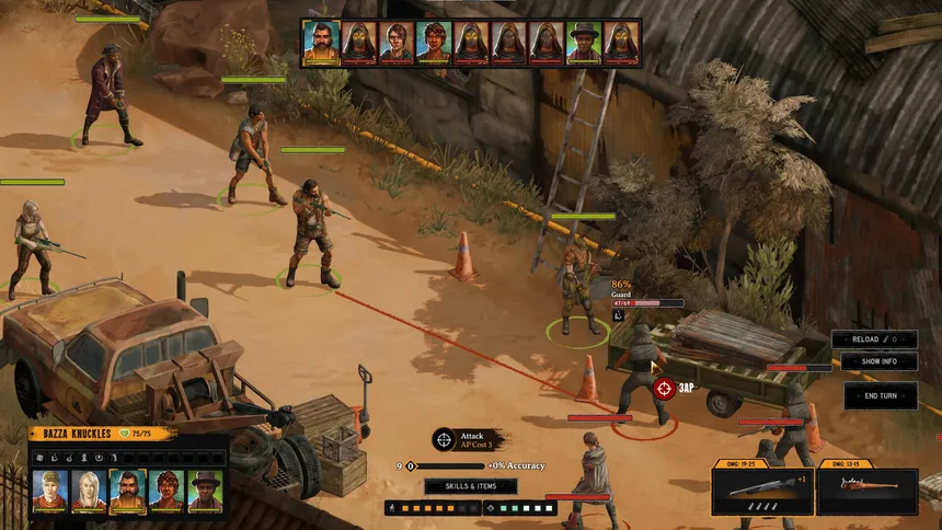 Скриншот 2 к игре Broken Roads: Narrative-Driven Post-Apoc cRPG