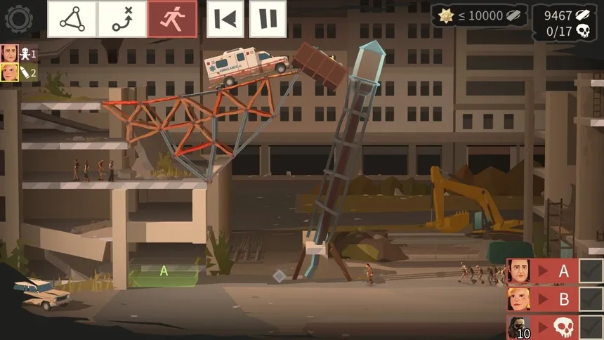 Скриншот 2 к игре Bridge Constructor: The Walking Dead