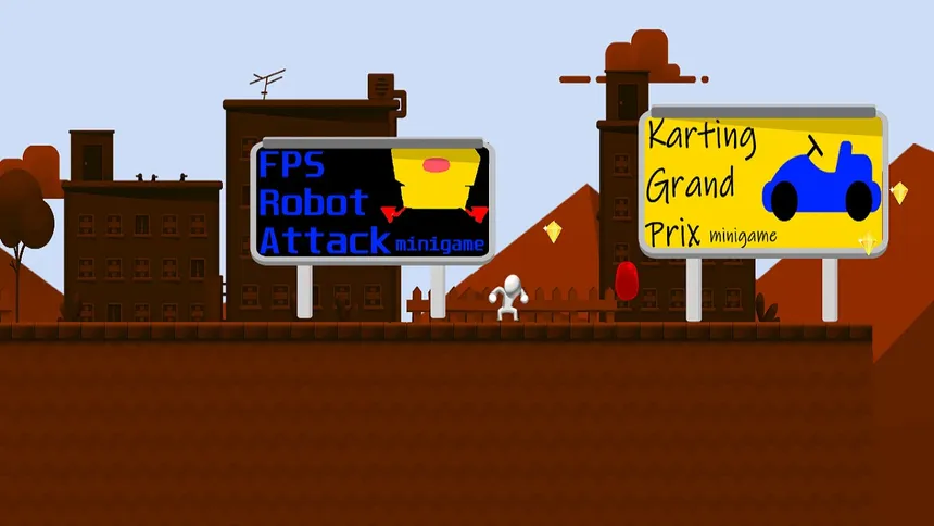 Скриншот 3 к игре Jumping Platform Minigame