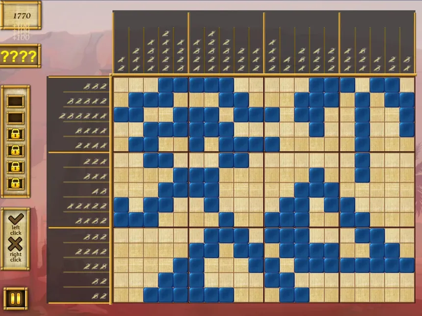 Скриншот 1 к игре Egypt Picross Pharaohs Riddles