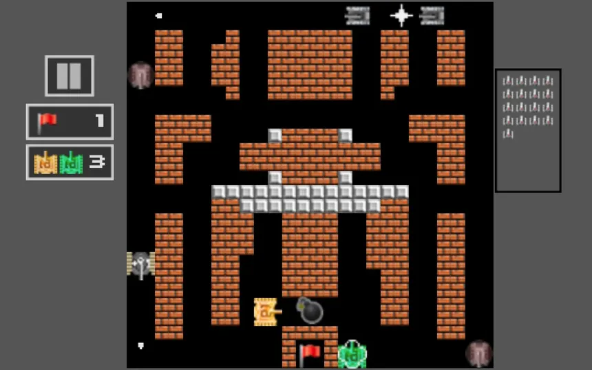 Скриншот 3 к игре Tank Shoot 2D - Battle to save City Flag