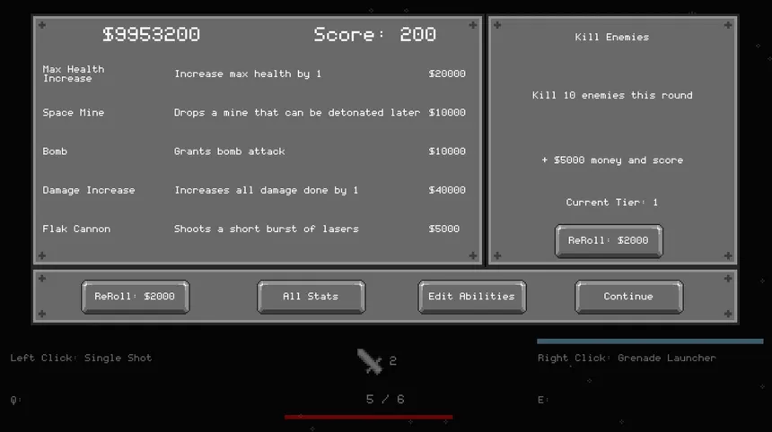 Скриншот 5 к игре Asteroids... But Roguelite