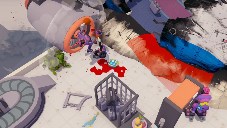 Скриншот 2 к игре JUSTICE SUCKS: Tactical Vacuum Action