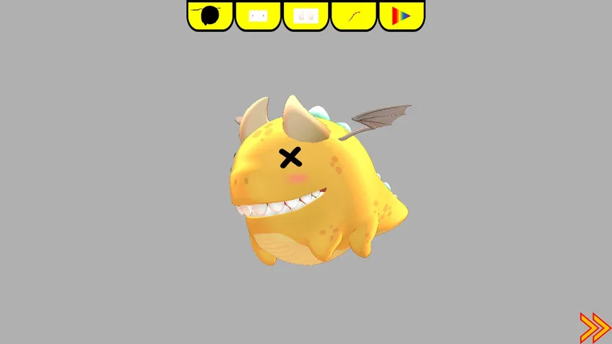 Скриншот 2 к игре Cute dragon Yongyong