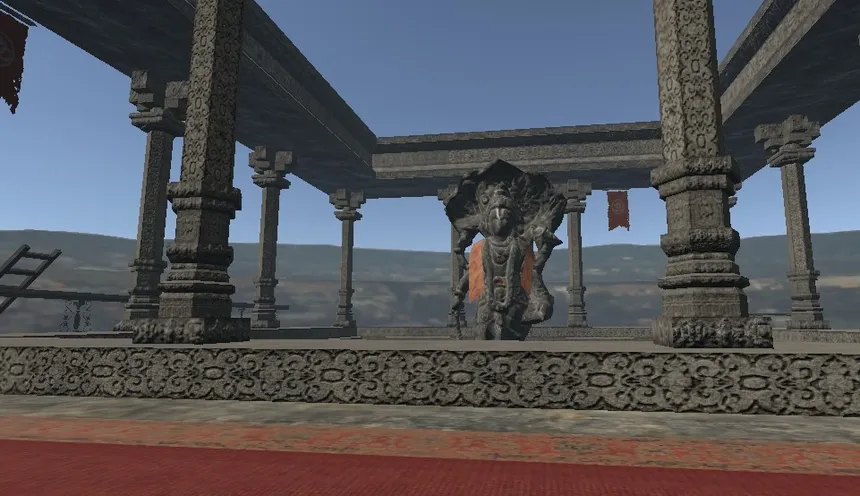Скриншот 2 к игре VR historical journey to the Buddhist civilizations: VR ancient India and Asia