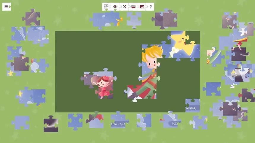 Скриншот 1 к игре My Little Prince - a jigsaw puzzle tale