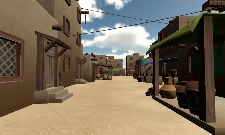 Скриншот 7 к игре VR historical journey to the age of Crusaders: Medieval Jerusalem, Saracen Cities, Arabic Culture, East Land
