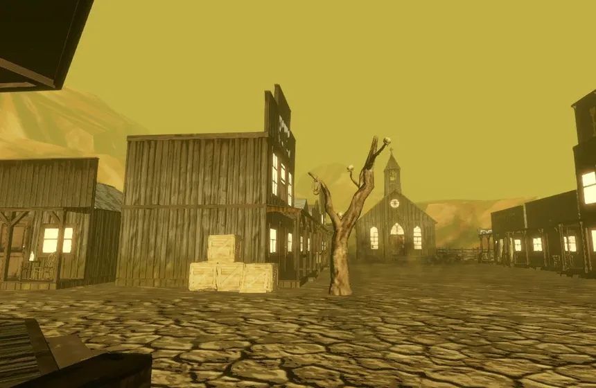 Скриншот 1 к игре Once upon a time in the Gold Rush VR: shoot and ride