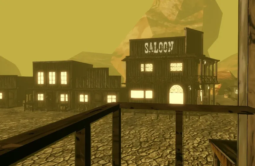Скриншот 2 к игре Once upon a time in the Gold Rush VR: shoot and ride