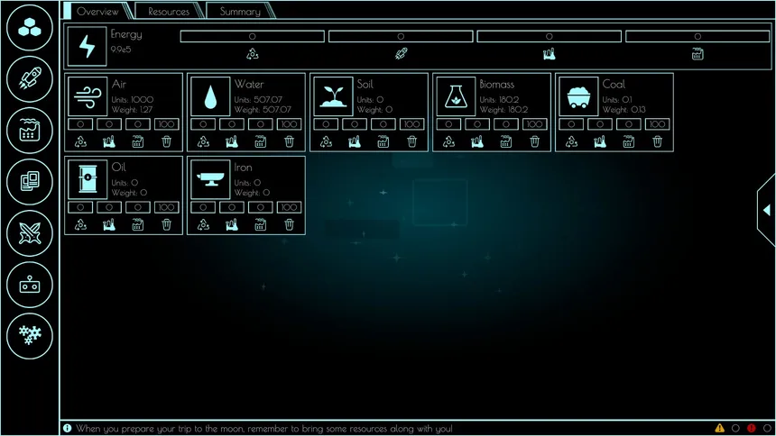 Скриншот 1 к игре Space Travel Idle