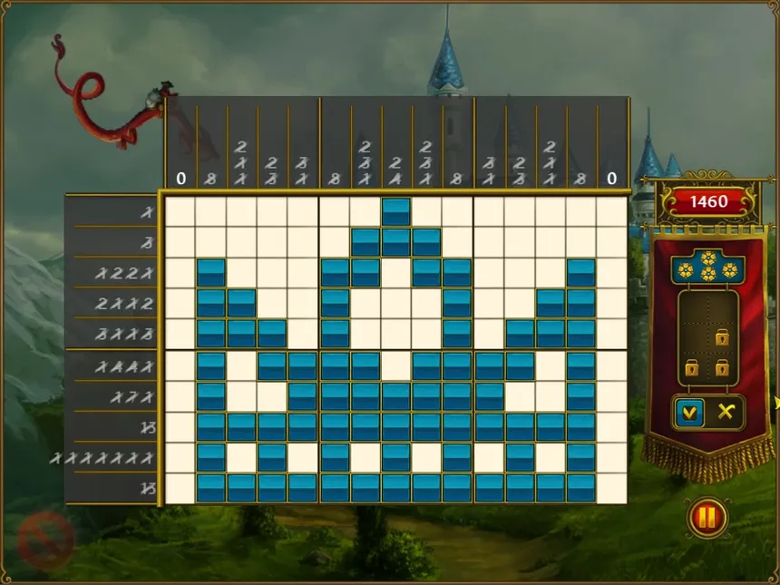 Скриншот 1 к игре Fill and Cross Royal Riddles