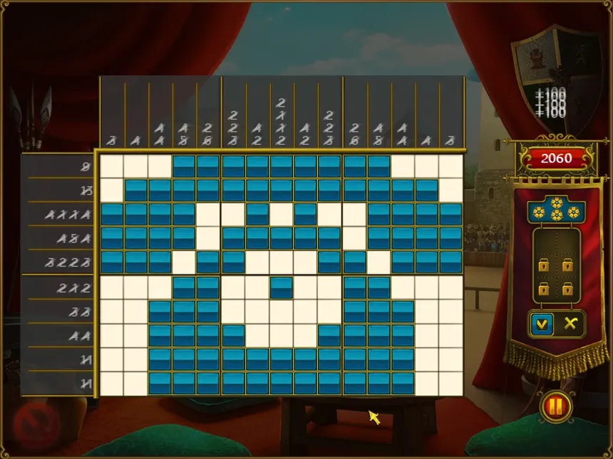Скриншот 2 к игре Fill and Cross Royal Riddles